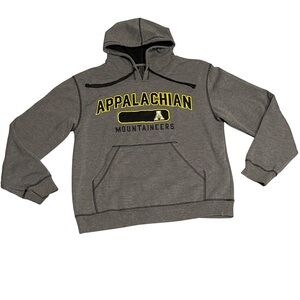 App State Univ. Appalachian Mountaineers Embroidered Logo SpellOut Hoodie Size S